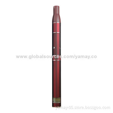 Cigarette lighter dry herb vaporizer AGO G5, LCD screen shows power and puffs